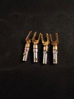 Luidsprekerkabel connectoren, Ophalen of Verzenden, Minder dan 2 meter, Luidsprekerkabel