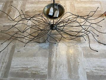 Bronskleurige hanglamp Lampadaire Holland – 40 lichtpunten beschikbaar voor biedingen