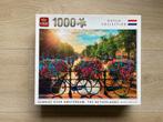 Amsterdam Puzzel 1000stukjes | King, Ophalen of Verzenden, 500 t/m 1500 stukjes, Zo goed als nieuw, Legpuzzel