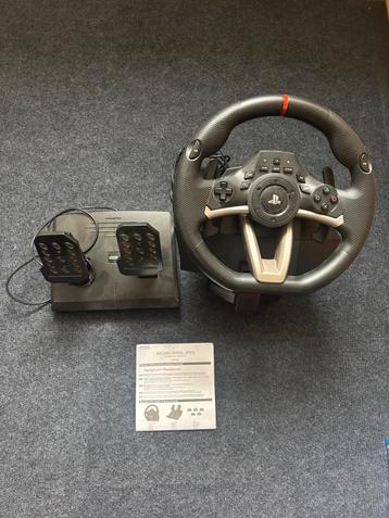 Ps4 racestuur compleet met pedalen hori racing wheel apex beschikbaar voor biedingen