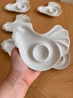 Vintage Porseleinen eierdopjes kip, Ophalen of Verzenden