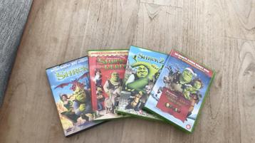 4 dvds van shrek. beschikbaar voor biedingen
