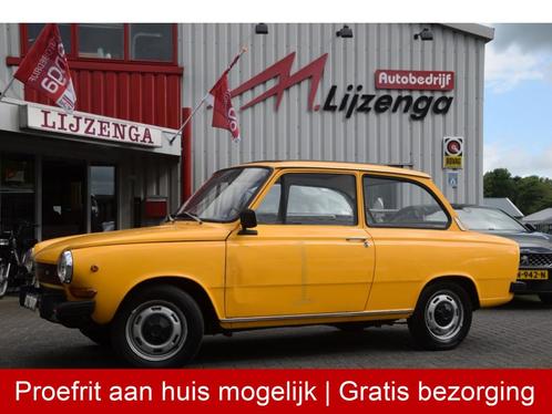 DAF 46 de Luxe (bj 1976, automaat), Auto's, Oldtimers, Te koop, Lederen bekleding, Daf, Benzine, Sedan, Automaat, Geïmporteerd