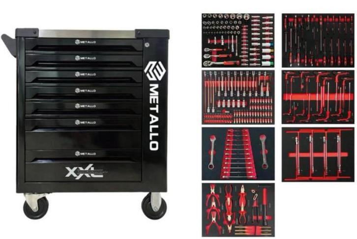 Nieuwe gereedschapswagen gereedschapskar XXL 7 LA VOL, Auto diversen, Autogereedschap, Nieuw, Ophalen