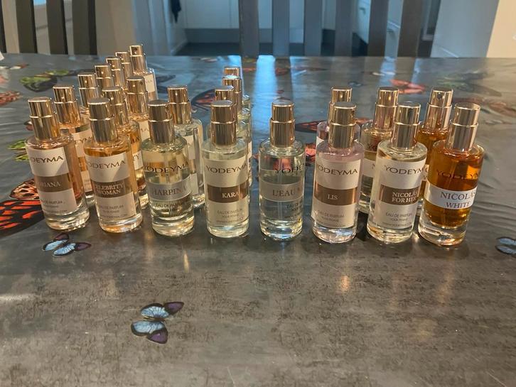 Yodeyma actie 15 ml €3,75     50 ml €12,50, Sieraden, Tassen en Uiterlijk, Uiterlijk | Parfum, Nieuw, Ophalen of Verzenden