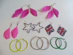 meisjes oorbellen, Sieraden, Tassen en Uiterlijk, Oorbellen, Ophalen of Verzenden, Nieuw, Roze, Overige materialen