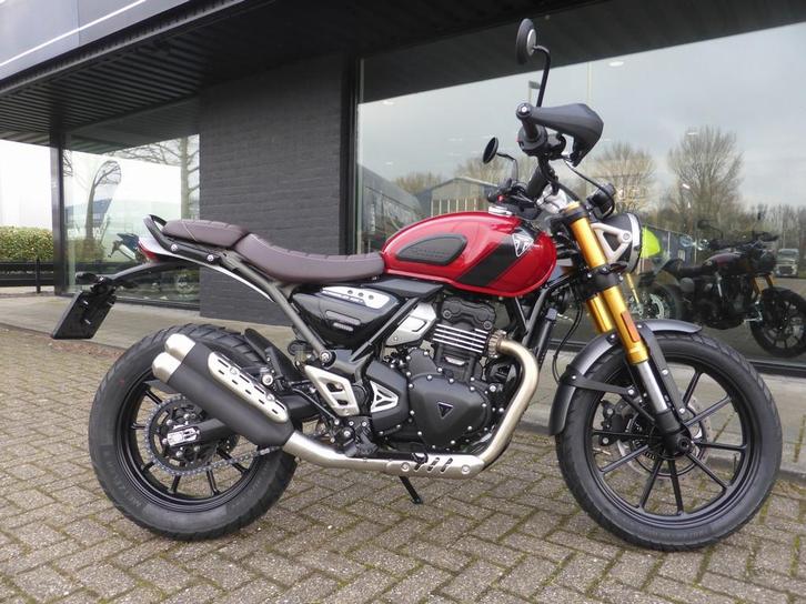 Triumph Scrambler 400 X nu met 350,- gratis accessoires, Motoren, Motoren | Triumph, Bedrijf, Toermotor, 12 t/m 35 kW
