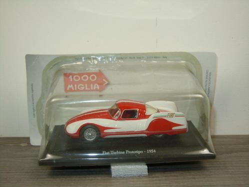 1954 Fiat Turbina Prototipo 1000 Miglia - Altaya 1:43, Hobby en Vrije tijd, Modelauto's | 1:43, Zo goed als nieuw, Auto, Overige merken