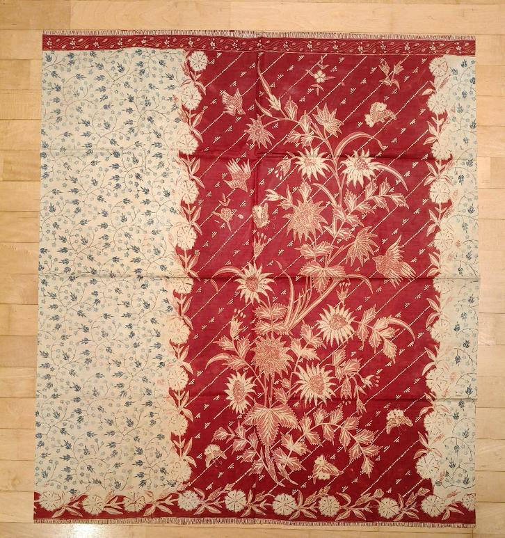 Antieke Sarong Batik Belanda  1915-1920, Antiek en Kunst, Kunst | Niet-Westerse kunst, Ophalen of Verzenden