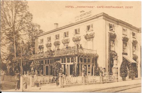 Hotel Hermitage, Café Restaurant. Zeist. 1925, Verzamelen, Ansichtkaarten | Nederland, Gelopen, Utrecht, 1920 tot 1940, Verzenden
