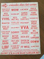 stickervel Samsam: vrienden doen het samen, Ophalen of Verzenden, Nieuw, Overige typen