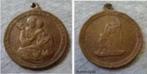 19e eeuwse medaille, Sint Jozef, kindje Jesus en Gabriel., Verzenden, Overige materialen, Buitenland