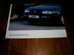 VW De Nieuwe Golf Variant + Poster [ 8 / 1993 ], Verzenden, Zo goed als nieuw, Volkswagen