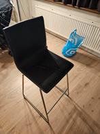 GRATIS Mooie zwarte barstoel met metalen frame, Ophalen, Zwart, Zo goed als nieuw, Metaal