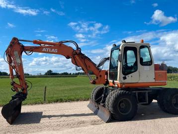 Atlas 1104 Graafmachine Mobiele Kraan (bj 1995) beschikbaar voor biedingen