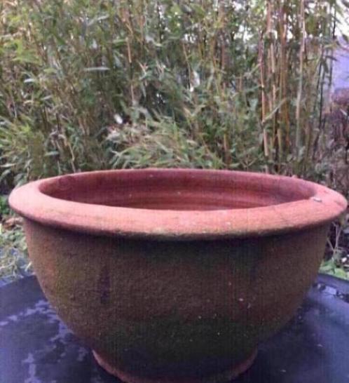 Oude terracotta potten oud Hollandse of Italiaanse diverse, Tuin en Terras, Bloempotten, Gebruikt, Terracotta, Binnen, Balkon