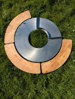 Grill ring / bakplaat met houten omranding, Ophalen, Zo goed als nieuw