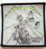 Metallica zeldzame 1988 vintage and justice for... patch 22, Verzenden, Nieuw, Kleding