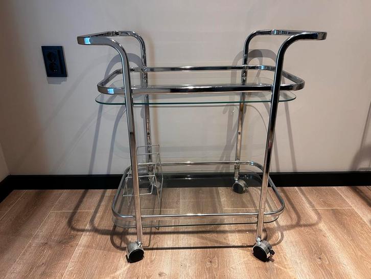 Stijlvolle Serveerwagen / Drankkar, Huis en Inrichting, Barren, Zo goed als nieuw, Ophalen