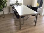 Komplete eethoek met Arco frame stoelen, Ophalen, Zo goed als nieuw, Modern design