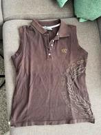 HV polo hempje maat M bruin, Ophalen of Verzenden, Gebruikt, Dressuur, Bovenkleding
