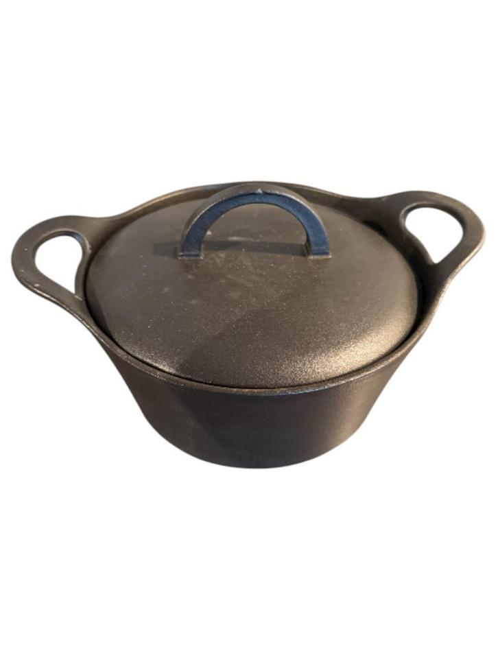 Hackman Gietijzeren Pan 20cm, Huis en Inrichting, Keuken | Potten en Pannen, Gebruikt, Koekenpan of Braadpan, Gietijzer, Inductieplaat
