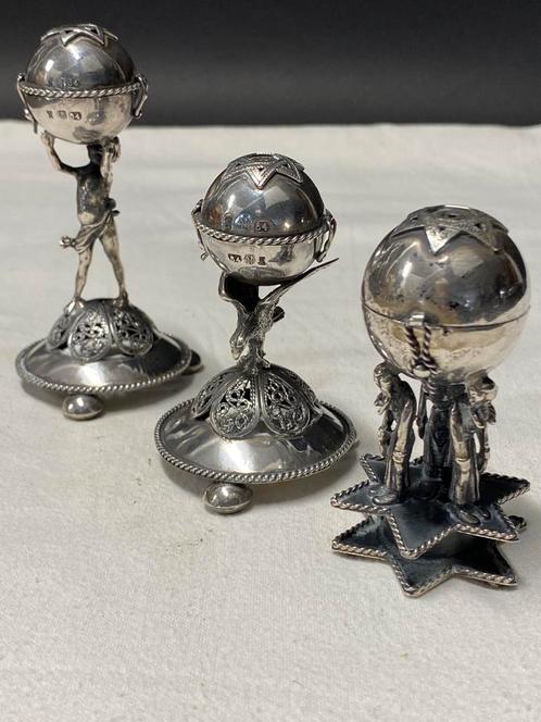 Judaica zilver kruiden wierook davidster AO 84, Antiek en Kunst, Antiek | Goud en Zilver, Zilver, Ophalen of Verzenden