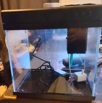 20 liter bak te koop met pomp en allerlei kleuren verlichtin beschikbaar voor biedingen