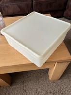 Grote Tupperware Voorraadbak, Ophalen of Verzenden, Gebruikt, Wit, Bak of Kom
