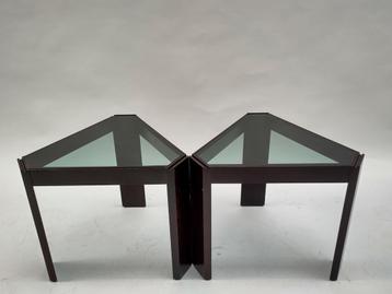 Vintage tafel Porada Arredi bijzettafel salontafel glas  beschikbaar voor biedingen