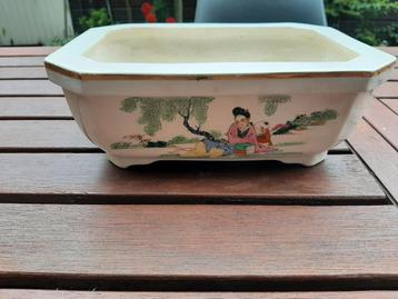 Chinese sierpot / plantenbak – porselein – 25 cm beschikbaar voor biedingen