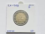 2-euromunt Duitsland (D) G 2011 Herdenking LX-G69, Ophalen of Verzenden, Duitsland, 2 euro, Losse munt