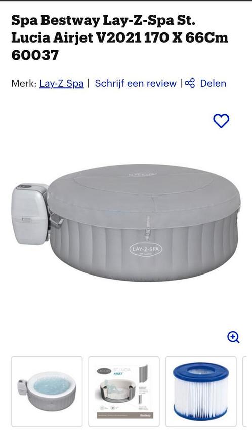 Lay z spa jacuzzi nieuw!  Kan ook In limburg ophalen ook, Tuin en Terras, Bubbelbaden en Hottubs, Nieuw, Pomp, Ophalen of Verzenden