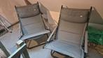 Te koop 2 Crespo AP 262 TC lounche stoelen!!!, Ophalen, Zo goed als nieuw, Campingstoel