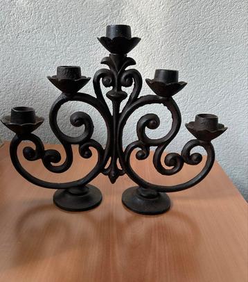 Gietijzeren Kandelaar - 6 Armen beschikbaar voor biedingen