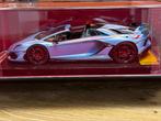 Lamborghini Aventador Ice blue Ultra Unique 1:18 ! C4F, Overige merken, ., Nieuw, Ophalen of Verzenden