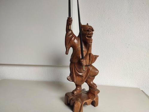 Oni beeldje/ Japanese oni /demon/ japans houtsnijwerk/, Antiek en Kunst, Kunst | Beelden en Houtsnijwerken, Ophalen of Verzenden