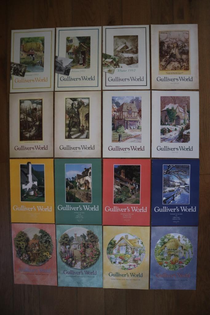 Lilliput Lane club bladen Gulliver's World, Verzamelen, Beelden en Beeldjes, Gebruikt, Overige typen, Ophalen of Verzenden