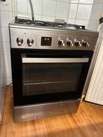 Gasfornuis met oven - Werkt prima, Witgoed en Apparatuur, Fornuizen, Ophalen, Gebruikt, Grill, 4 kookzones