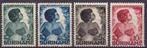 Suriname NVPH nr 179/82 ongebruikt Kinderpostzegels 1936, Postzegels en Munten, Postzegels | Suriname, Verzenden, Postfris