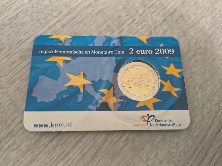 Nederland 2 euro coincard 10 jaar EMU UNC, Postzegels en Munten, Munten | Nederland, Euro's, Koningin Beatrix, Ophalen of Verzenden