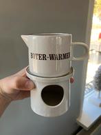 Boter warmer kan met warmhoudplaatje vintage, Ophalen of Verzenden, Zo goed als nieuw