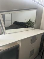 Dressoir met spiegel, Ophalen, Zo goed als nieuw, 25 tot 50 cm, Met deur(en)