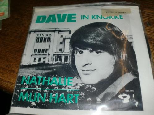 Dave in Knokke Nathalie Barclay single 1969, Cd's en Dvd's, Vinyl | Pop, Gebruikt, 1960 tot 1980, Overige formaten, Ophalen of Verzenden