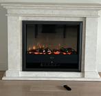 Haard - elektrisch - met stenen schouw, Huis en Inrichting, Ophalen, Zo goed als nieuw, Vrijstaande haard, Elektrische haard