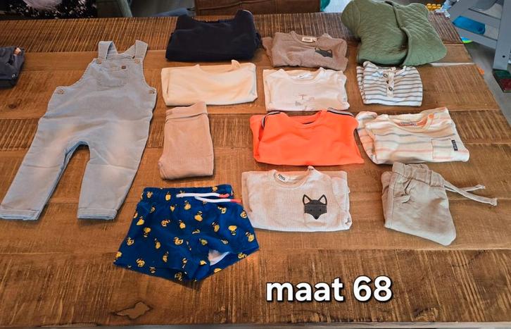 Kledingpakket baby maat 68, Kinderen en Baby's, Babykleding | Maat 68, Zo goed als nieuw, Jongetje, Ophalen of Verzenden