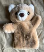 Handpop poppenkastpop beer bruin, Ophalen of Verzenden, Zo goed als nieuw, Beer