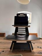 zwarte Ed works ergonomische bureau verhoging (stabureau), Huis en Inrichting, Bureaus, Ophalen, Zo goed als nieuw