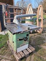 Harwi 110S tafelzaag & dubbele afzuiger, beide 380 volt, Ophalen, Gebruikt, Cirkelzaag, 70 mm of meer