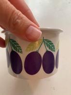Vintage Arabia Finland Jampot Pruimenmotief Keramiek, Antiek en Kunst, Antiek | Keramiek en Aardewerk, Ophalen of Verzenden